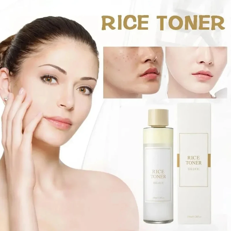 Rice Face Toner for Glowing Skin Deep Moisturizing Korean Brightening Hydrating Serum Shrink Pores Skin Barrier Repair ﻿150ml