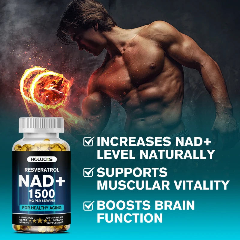 

Капсулы HOLUCKS NAD+ с ресвератролом, способствуют здоровому старению, функции клеток, восстановлению ДНК, здоровью мозга и повышению ежедневной энергии.