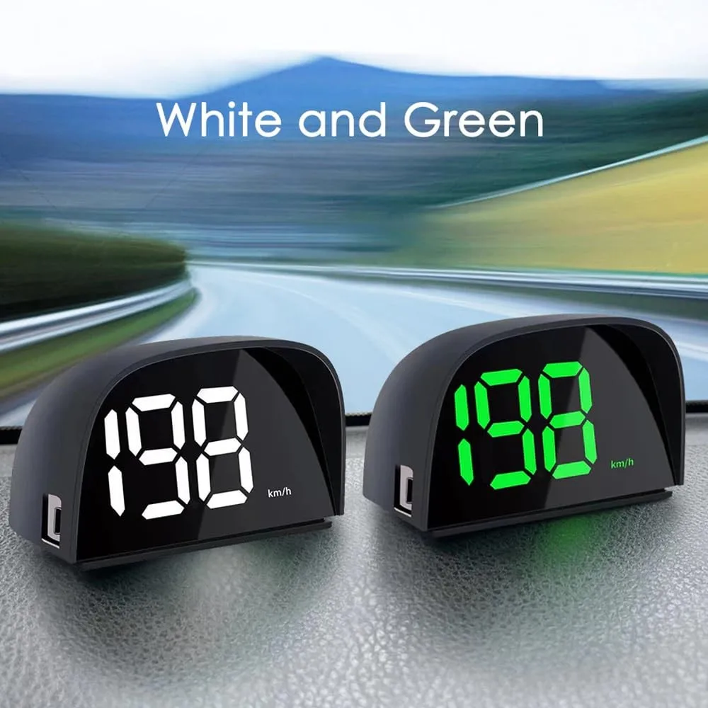 HUD GPS para Auto, Velocímetro Digital, Pantalla Head-Up, Velocidad de Conducción en KMH, Sistema de Posicionamiento Global Universal 1