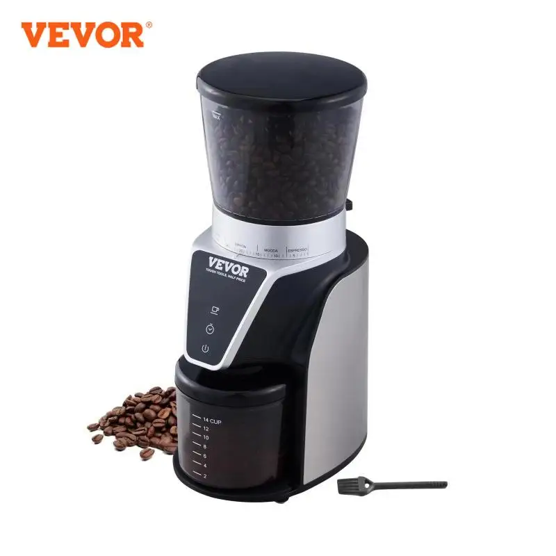 Vevor 40mm konische Grat mahlung Einstellung Kaffeebohne elektrische Mühle Mokka Espresso Einstellung Kaffee maschine für zu Hause und Küche