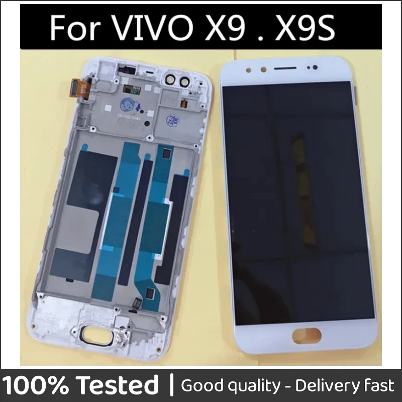 

For VIVO X9 X9S X9L LCD Display Touch Screen With Frame Digitizer Assembly Replacement Accessories For X9SL 5.5"