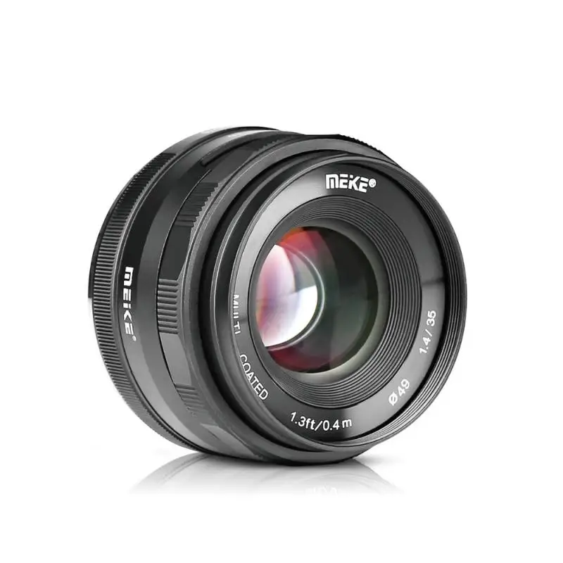 MEKE 35mm F1.4 Large Aperture Manual Focus APS-C Camera Lens For M4/3 Fuji X Sony E Canon EF-M Nikon Z