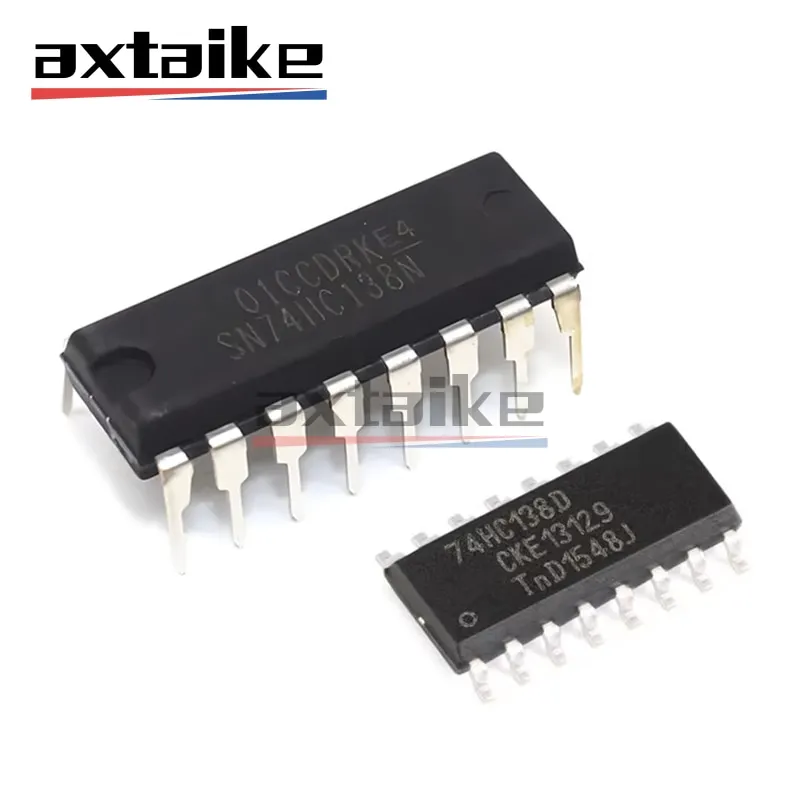 

20PCS 74HC138 DIP-16 SOP-16 74HC138D SN74HC138DR HC138 SN74HC138N SMD 3 To 8 Line Decoder Demultiplexer Inverting IC