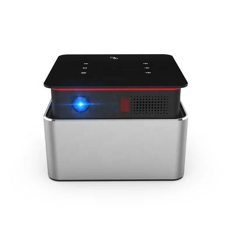 

buy mini projector Video Game Android Smart Projector 4K Video Display WIFI 6000MAH Rechargeable Battery Projectors