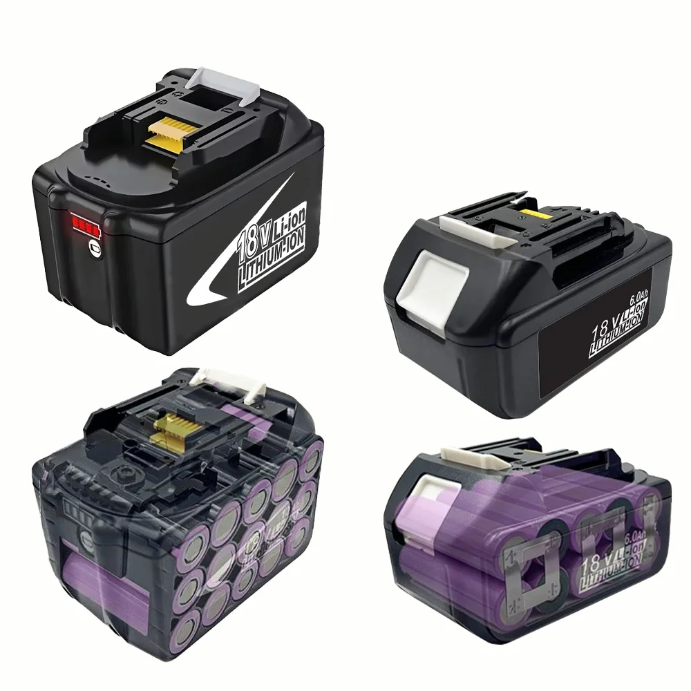 

15C 18V Battery for Makita BL1860 BL1850B BL1850 BL1840 BL1830 Screwdriver Battery/Charger 18v Replacement Power Tool Batteries