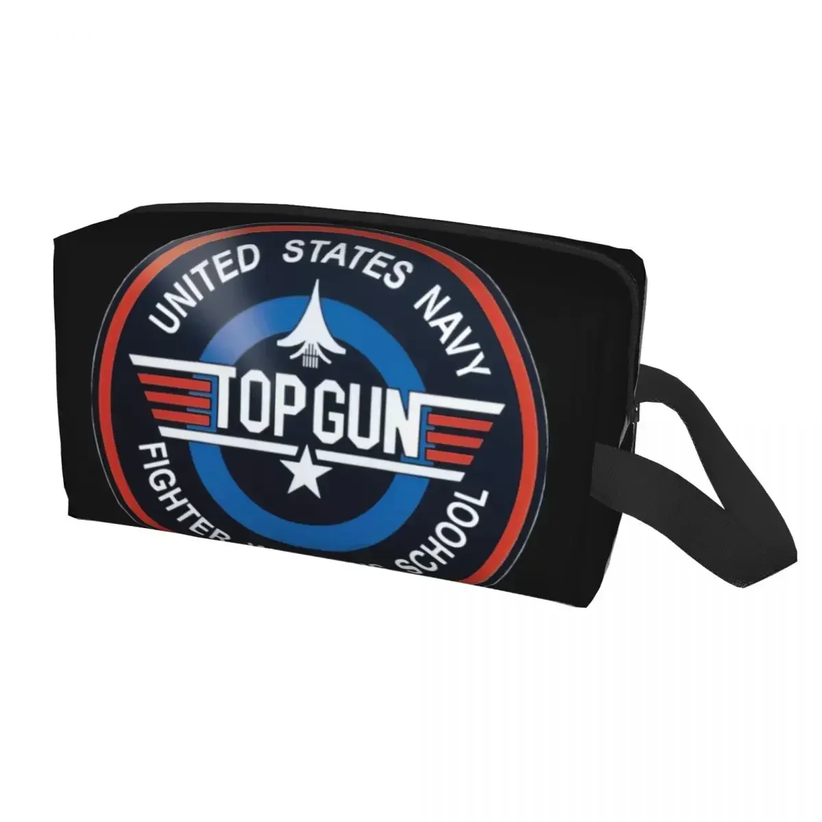 

Fighter Jets Air Force Top Gun Navy Travel Toiletry Bag for Maverick Film Cosmetic Makeup Organizer Beauty Storage Dopp Kit