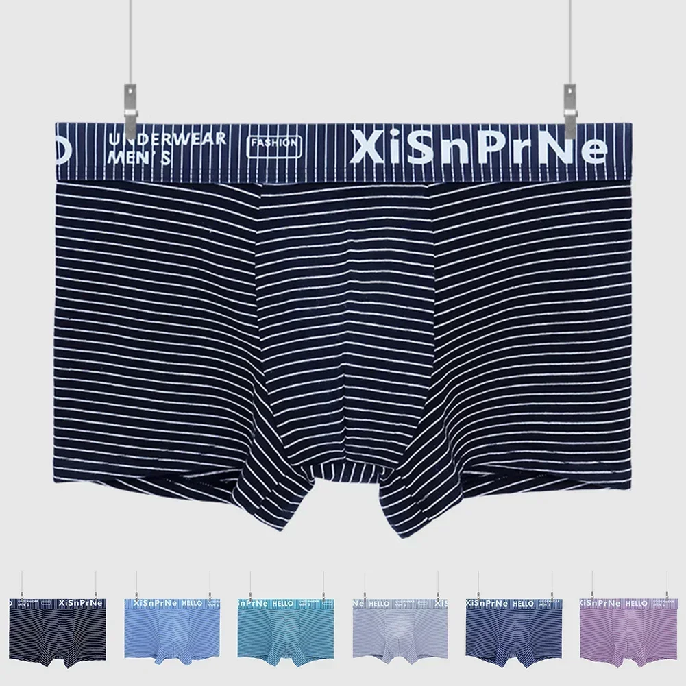 

Breathable Boxer Briefs Comfortable Mens Underwear Home Relaxation Applicable For Male Brand New Condition Cotton Fabric