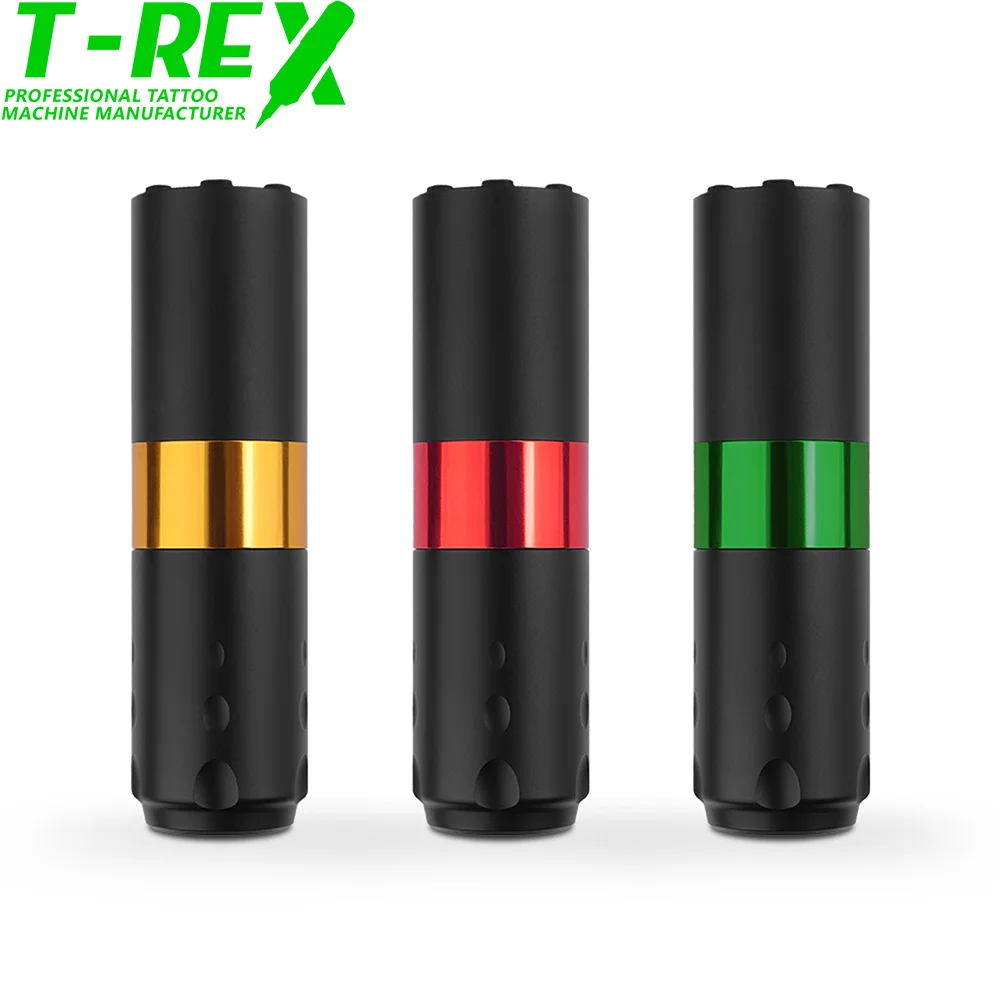 

T-Rex Профессиональная беспроводная машина для татуировки Ручка Мощный двигатель емкостью 1800 мАч Аккумулятор Сильный двигатель без сердечника для татуировщиков