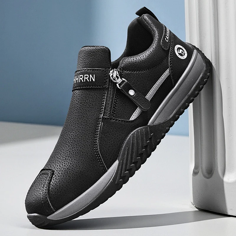 

2026 New Breathable Slip-On Anti-Slip Wear-Resistant Casual Shoes Men's Work Sports Shoes Thick Bottom Labor Protection Zapatos