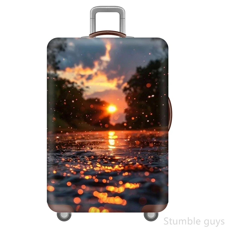 

Эластичный защитный чехол для чемодана от пыли, моющийся, прочный, надежный, подходит для всех типов поездок, 18-32 дюйма