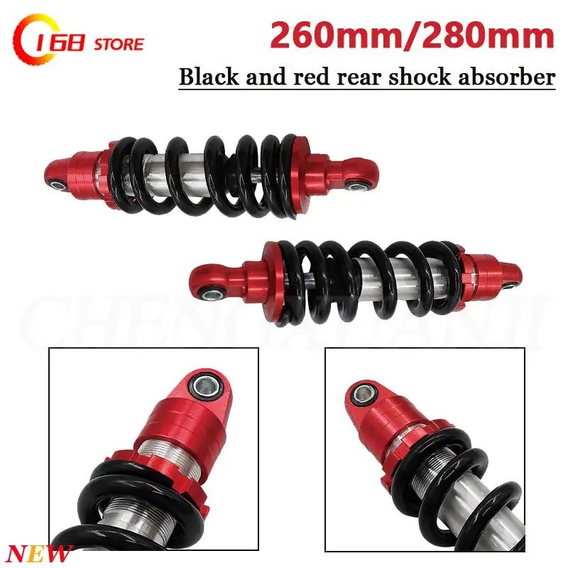 

260/280mm Motorcycle Shock Absorber Accessories for TTR90 CRF70 SSR110 XR100 Rear Hydraulic Shock Absorber Replacement
