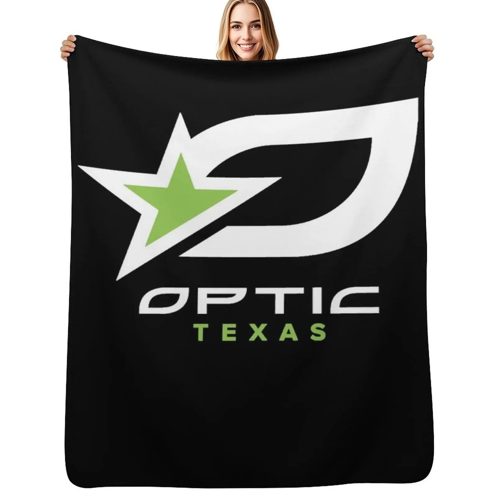 

OpTic Texas Throw Blanket manga blankets and throws wednesday Furry Blankets