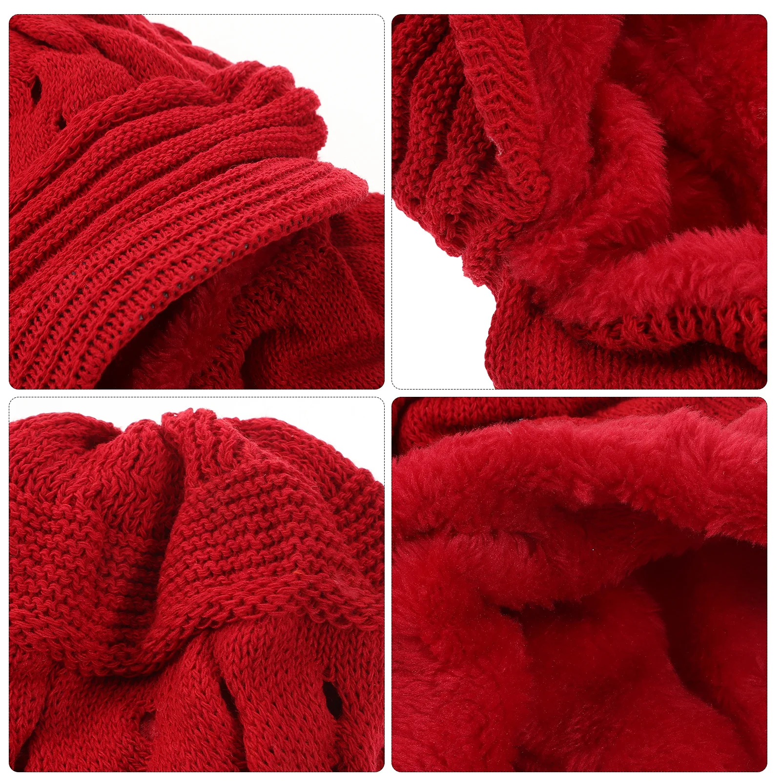 

Warm Hat Women Winter Thermal Scarf Mask Knitted Outdoor Sports Beanie Fashionable Winter Warm Hat Hats for Women Fashionable