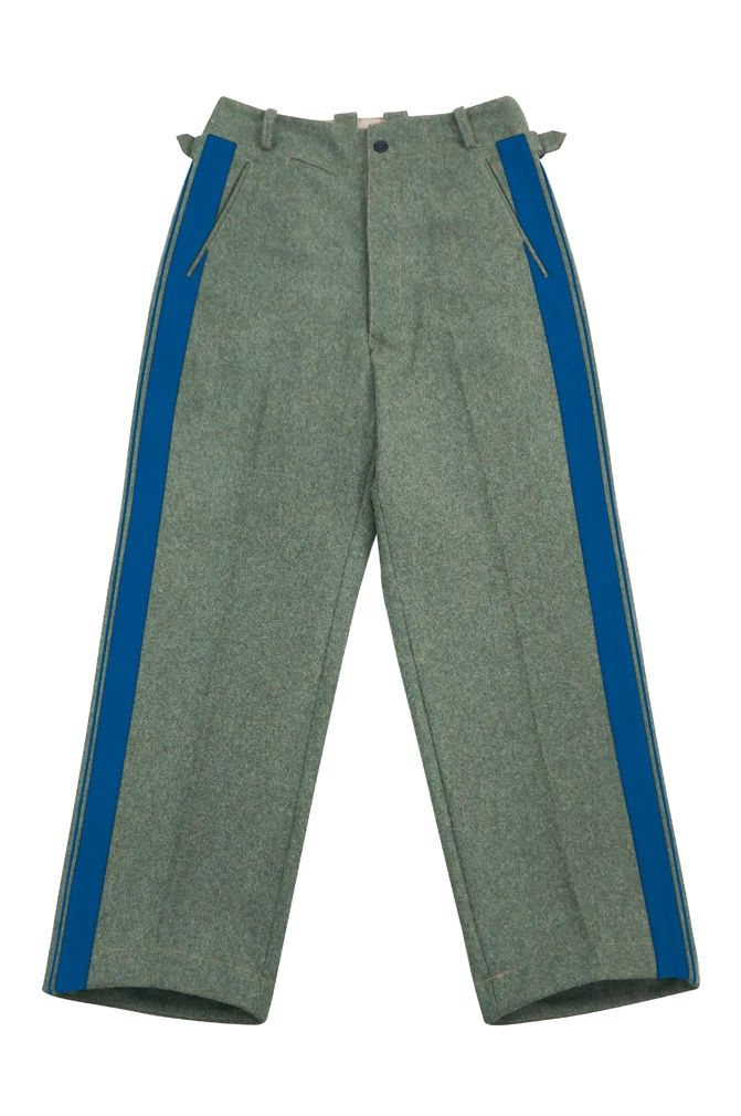 GUWH-013 Pantaloni dritti Kriegsmarine Coastal General Field in lana grigia