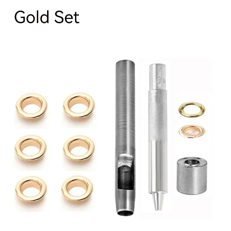 1 Set Hole Punch Tool Metal Eyelets Installation For Longchamp Bags Hole Tarpaulin Fabric Canvas Garment Paper Leather Houseware