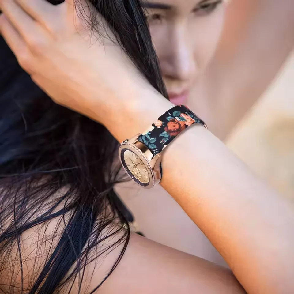 Cinturino in silicone da 22/20 mm per Samsung Galaxy Watch7 6 5 Huawei Watch GT5 46 mm Comodo cinturino sostituibile per Amazfit Balance