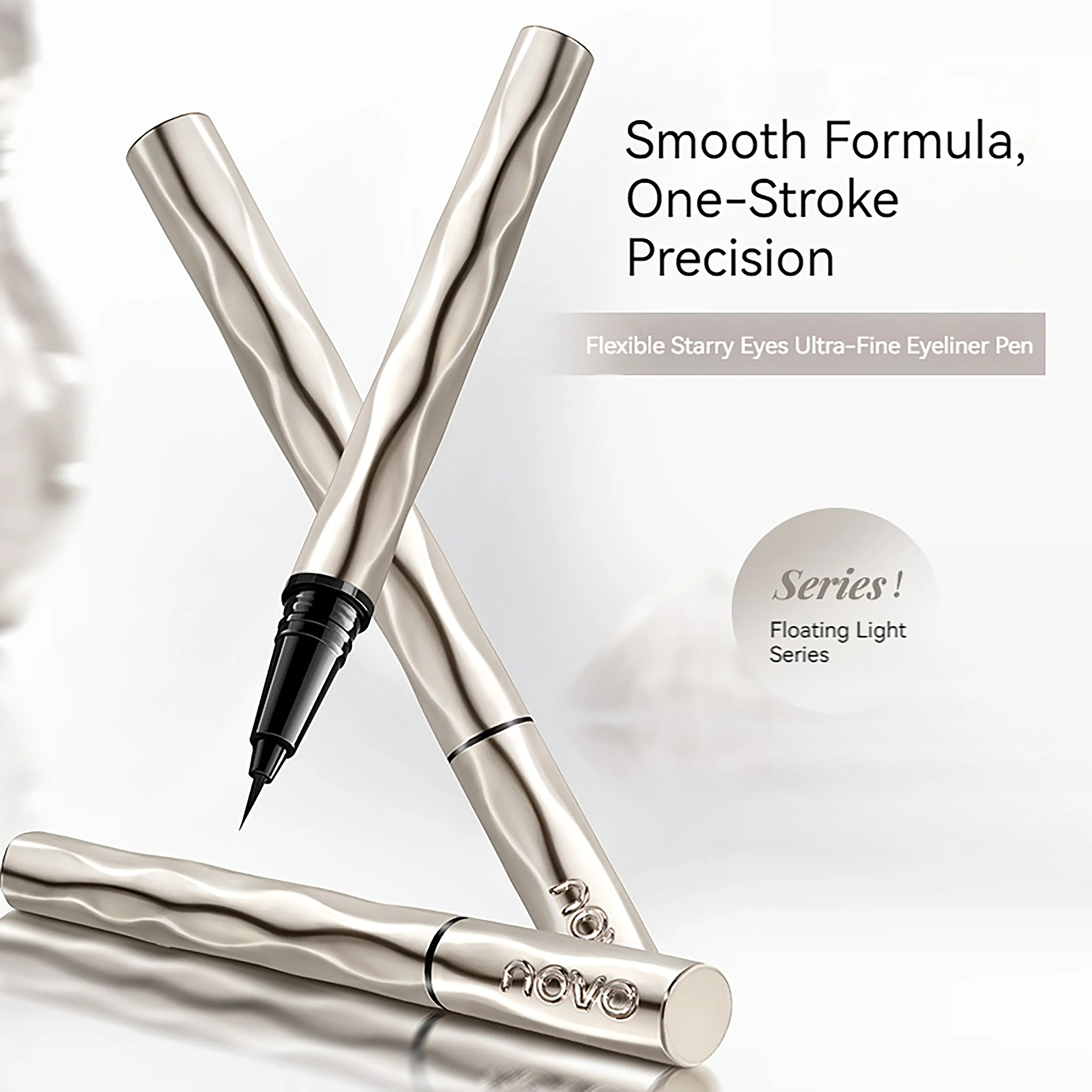 NOVO Penna eyeliner a lunga durata impermeabile e resistente al sudore La formula ad asciugatura rapida modella una pellicola protettiva Resiste alla sbavatura