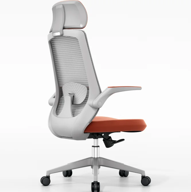*Modern Ergonomic Office Chair Full Mesh Back Breathable Swivel Chair Featuring Foam Aluminium PU Plastic Iron Nylon-for Home