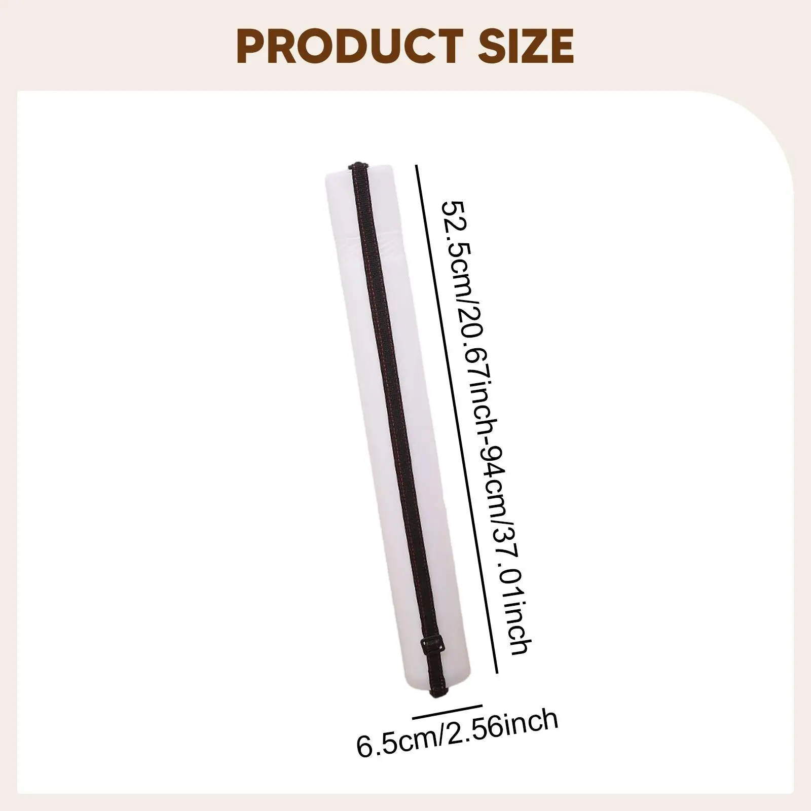 Extendable Picture Poster Transport Tube Carrier for Blueprints Drawings Tracing Paper with Shoulder Strap Holder