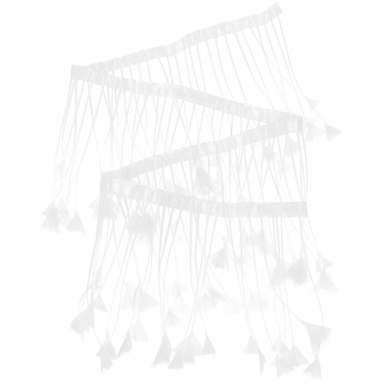 Tela Decorativa con Borlas para Falda de Baile Latino, Material Premium, Suave y Resistente, Forro para Vestidos, Accesorio para Costura y Manualidades
