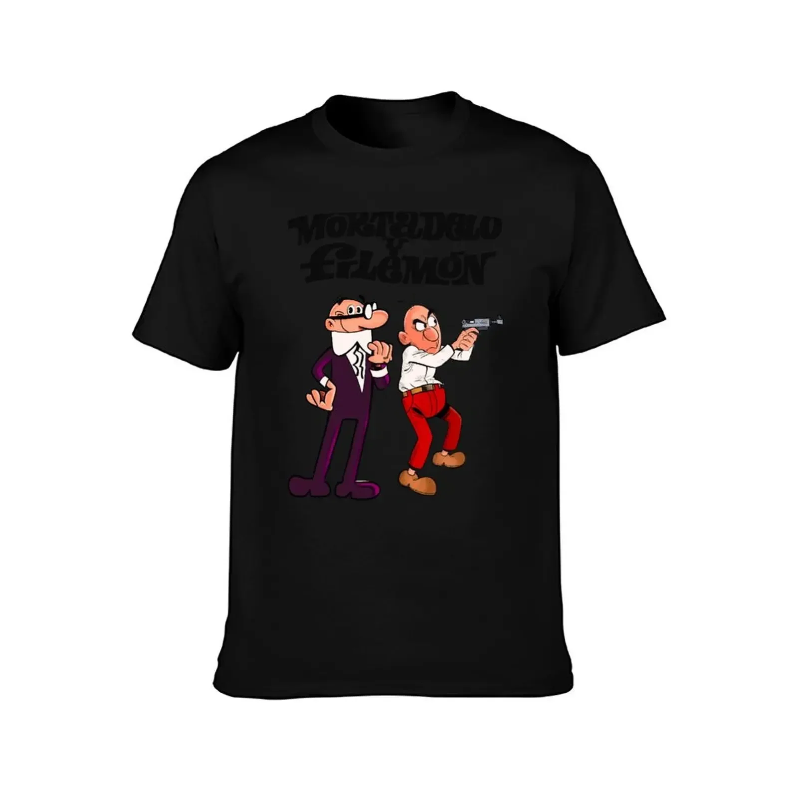 Mortadelo y Filemon T-Shirt heavyweights custom t shirt designer t shirt men