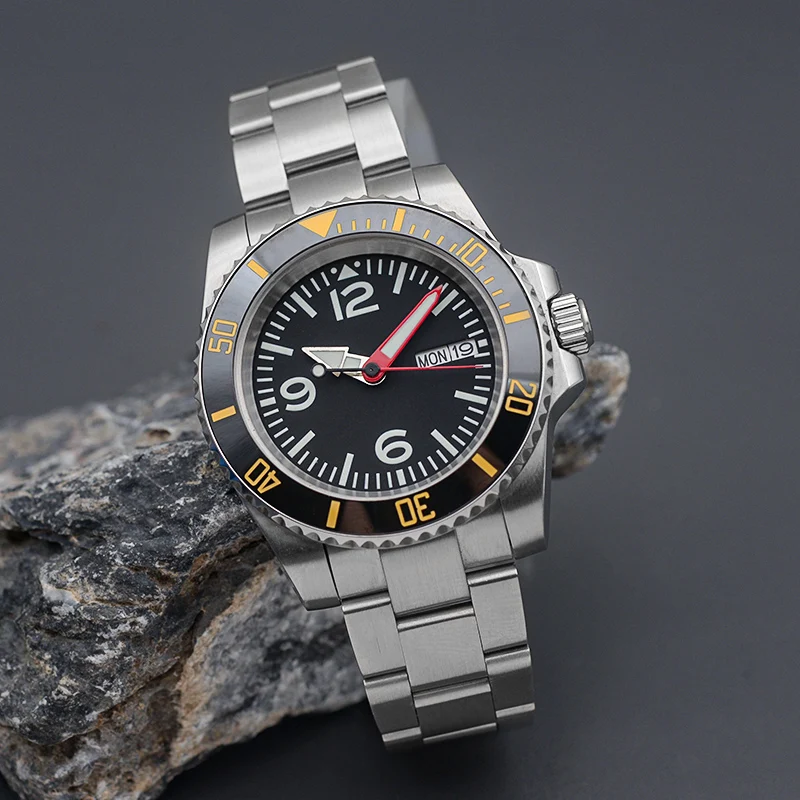 2023 Nieuwe Heren Horloge NH36 Automatische Mechanische Horloge Luxe Sport Roestvrij Staal Saffier Glas 100M Waterdicht Horloge