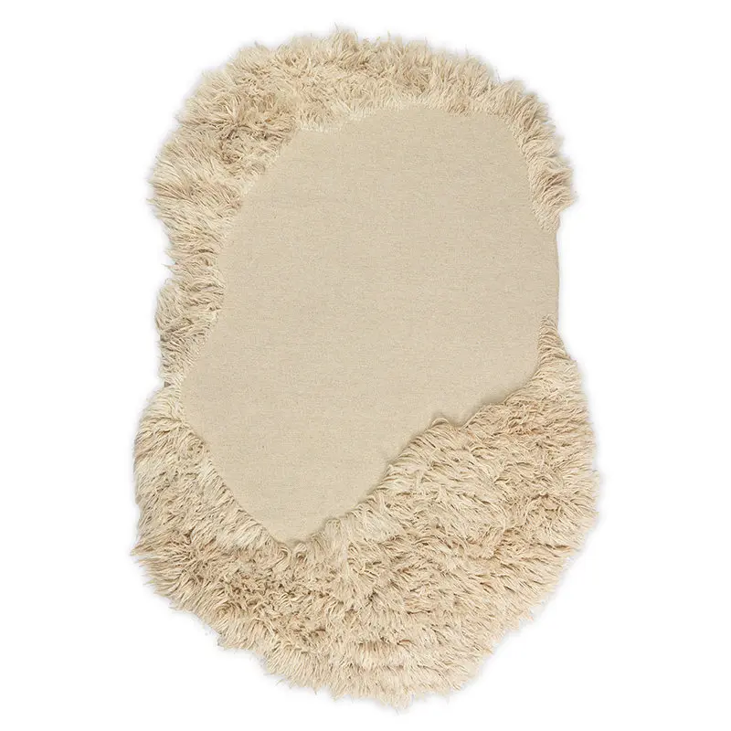 Medieval irregular wool carpet art room bedroom bedside blanket