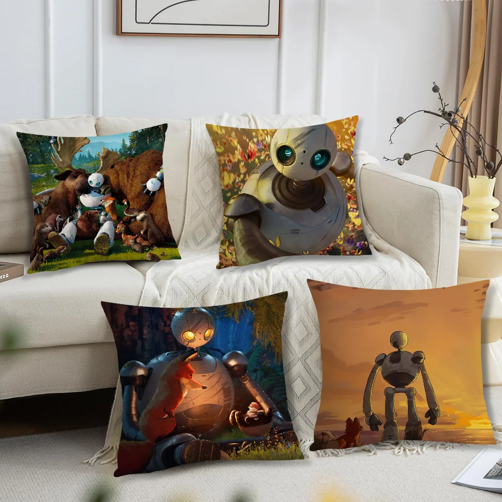 Film The W-Wild R-Robot Cute cushion For Bedroom Car Coffee Shop Room Soft and Living Room Sofa Decorative Pillow Cover Case