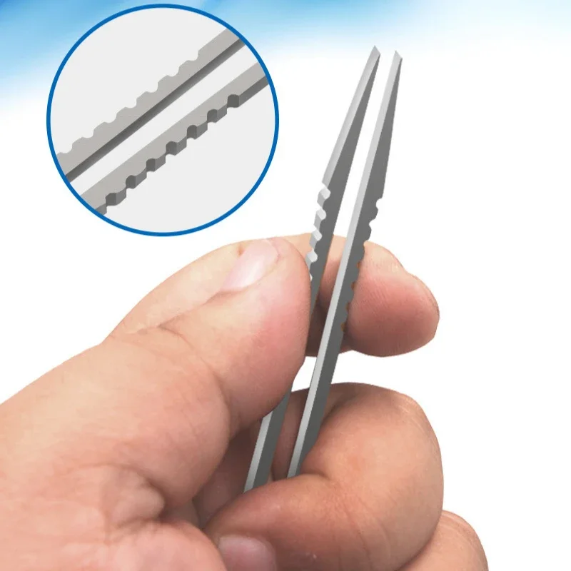 Titanium TC4 Clip Tweezers EDC Multipurpose Pocket Tool for Camping Outdoor Maintenance Clamping Pick-Up Gadget