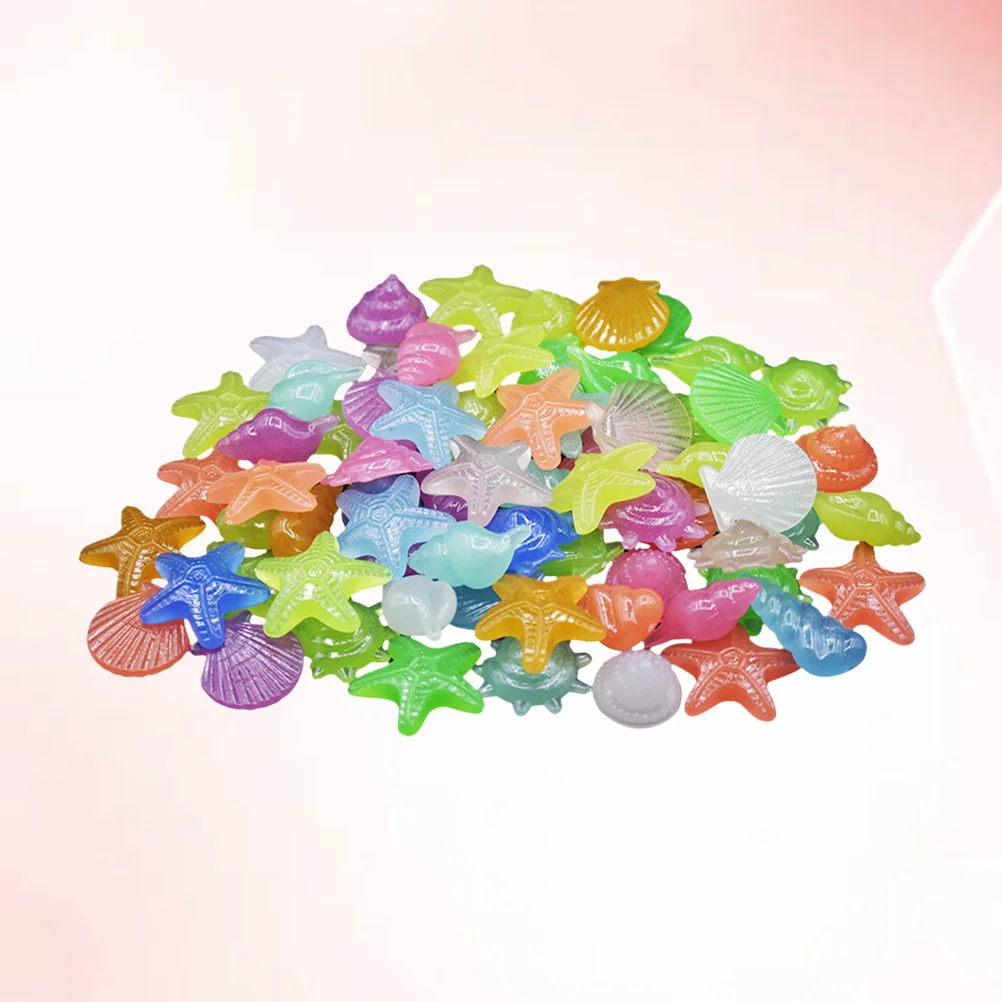

1 set 1 Set Plastic Shell Fake Sea Star Conch Simulation Shell Diy Handmade Decoration Mixed Color Durable Eco-Friendly Ornament
