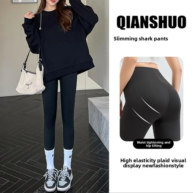 

Брюки для йоги из овчины Spicy Girl, тонкие брюки с высокой талией, женские осенне-зимние новые брюки для похудения, носимые на открытом воздухе