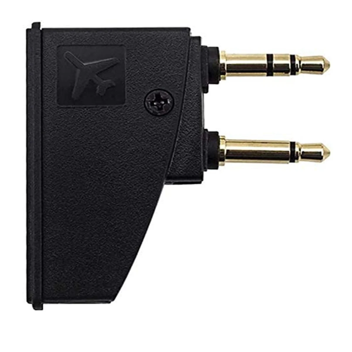 Adattatore per cuffie da volo A06K Spina mono da 3,5 a spine 2X3,5 compatibile con l'adattatore per cuffie aerea QC45 QC35 QC3 QC25 QC20