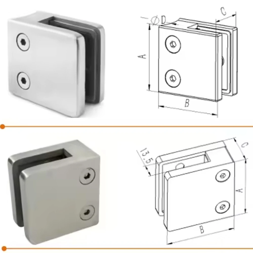 Barandillas de vidrio con herrajes CNC personalizados para escaleras - imagen 2