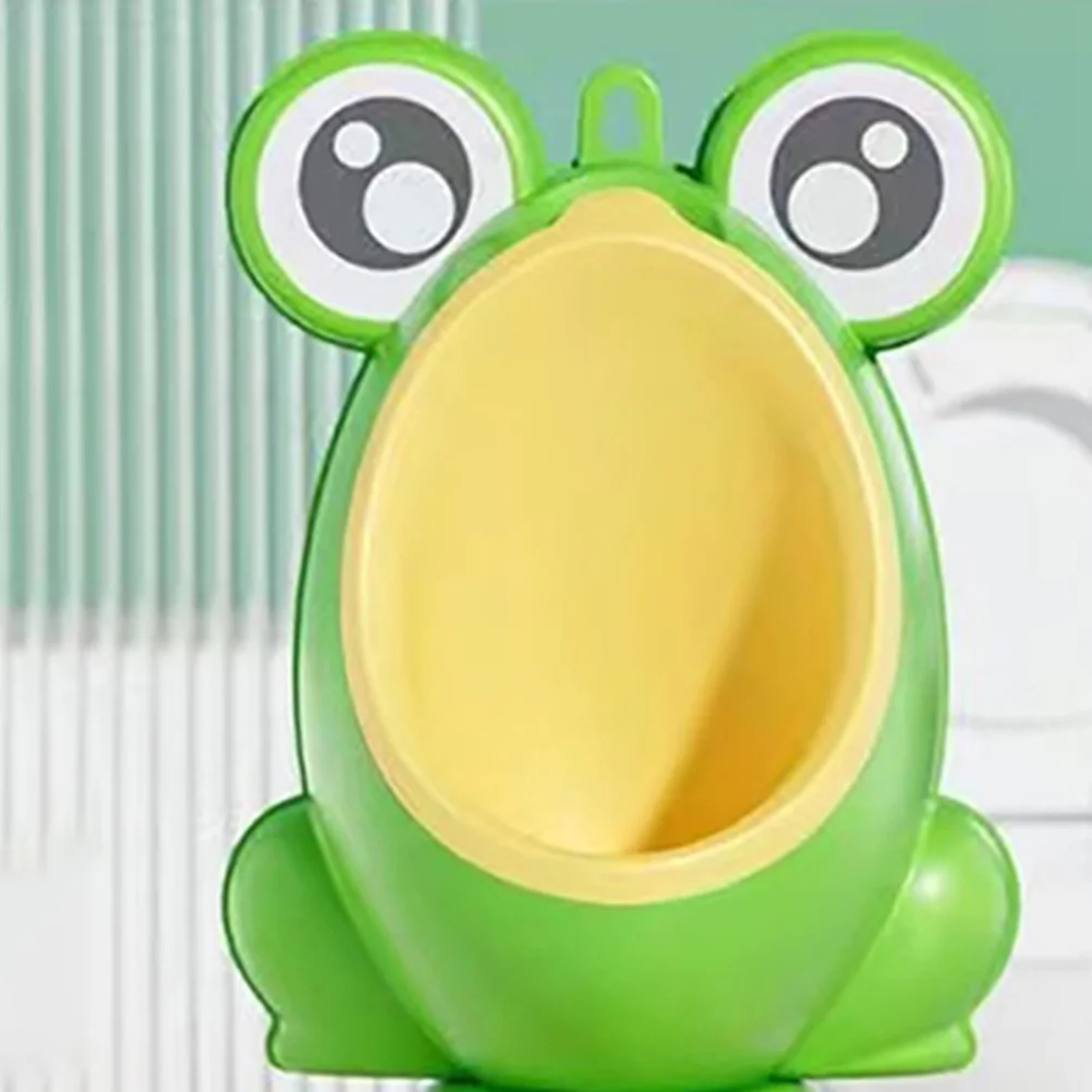 قعادة واقفة للأولاد من مادة البولي بروبيلين، مدرب مبولة ناعم لتنظيف الخزان بتصميم حيوانات كرتونية، مبولة تدريب للأطفال الصغار #2