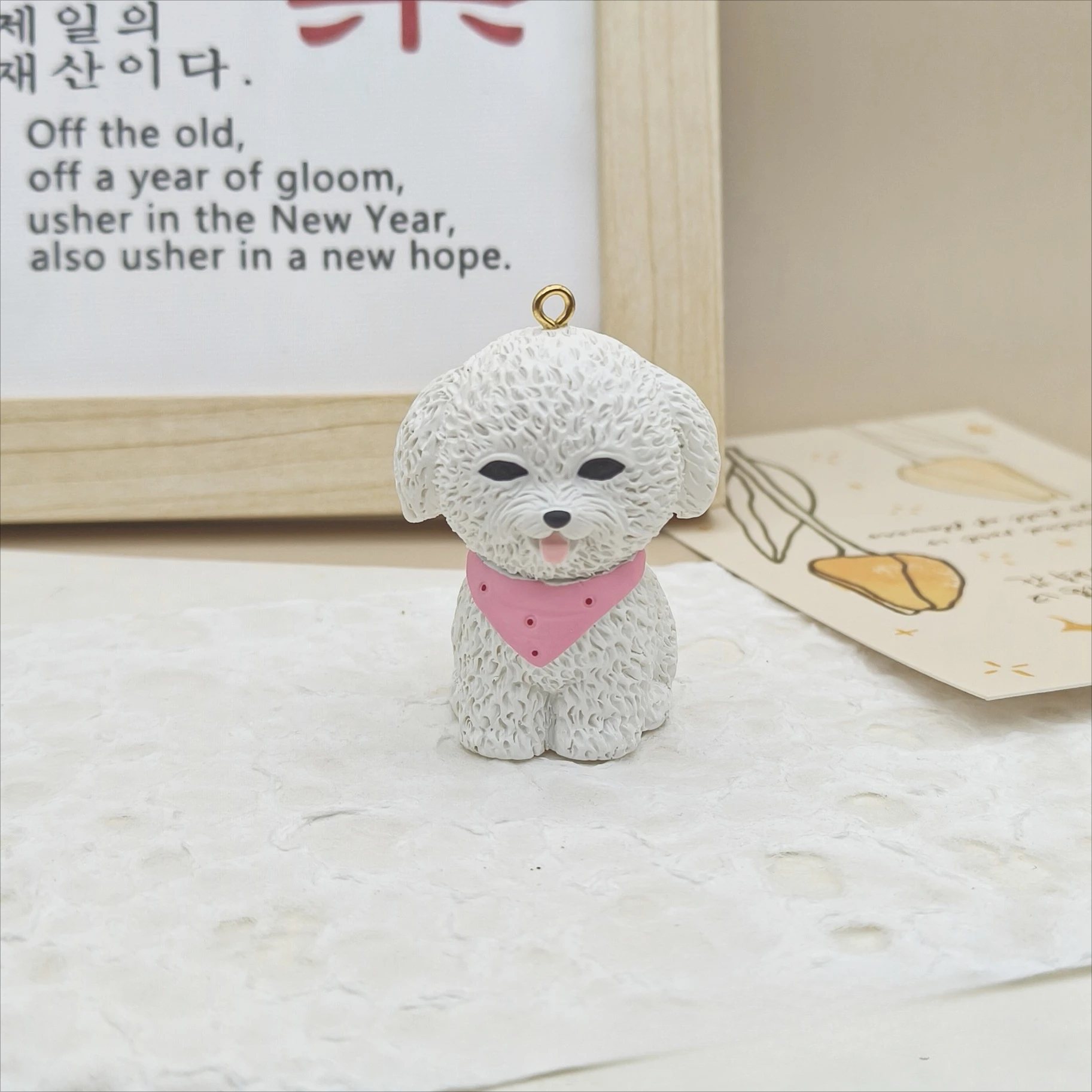 10Pcs 3D Cute Mini Puppy Resin Charms Cartoon Animal Dog Pendant For Phone Bag Keychains Diy Jewelry Make Holiday Party Gifts