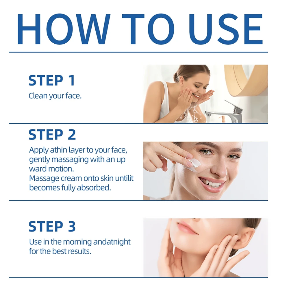 GHK-CU Cream - Антивозрастной увлажняющий крем для лица, укрепляющий и увлажняющий для всех типов кожи, подходит для мужчин и женщин.