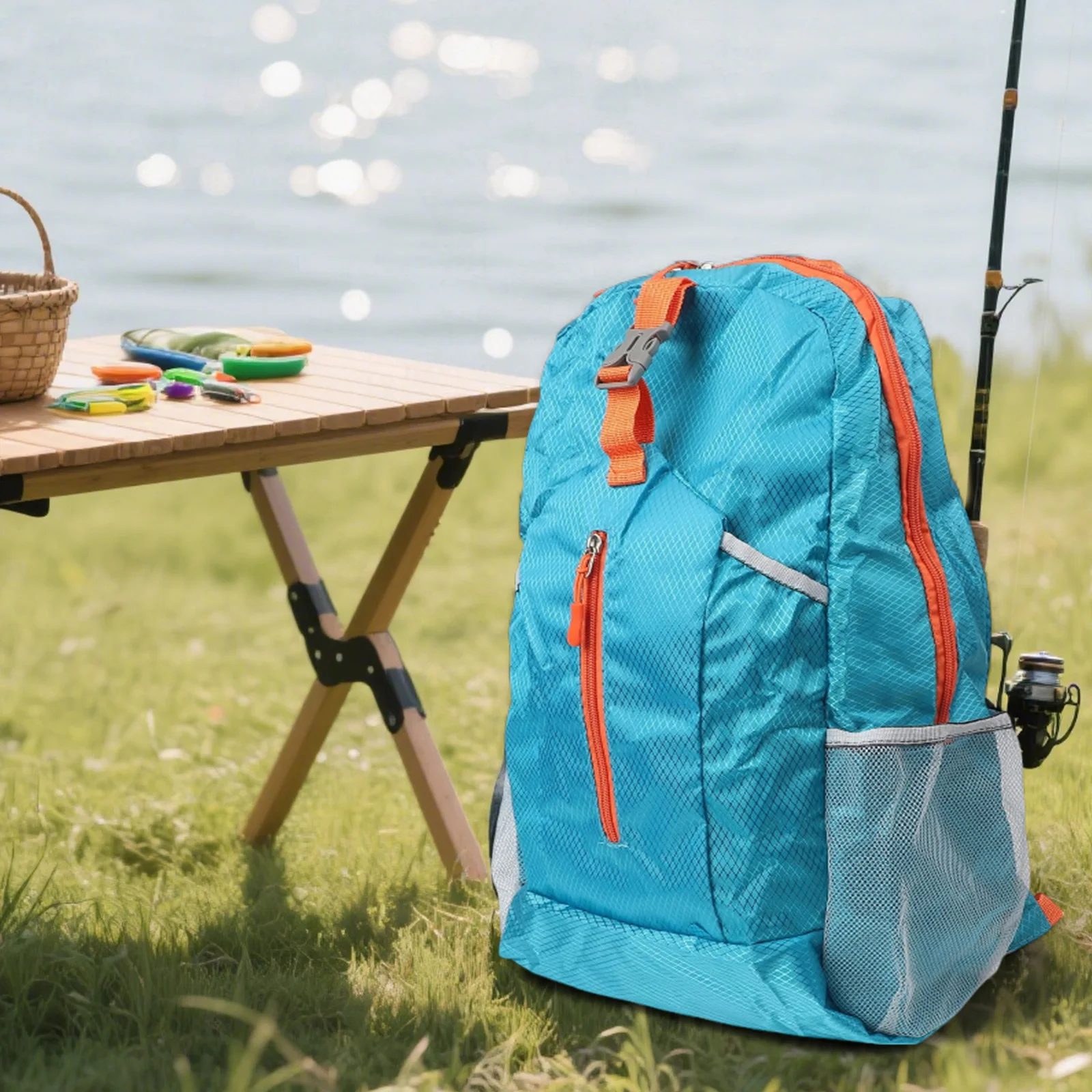 

Рюкзак для кемпинга, 25 л, сверхлегкий, большой вместимости, складная сумка для кемпинга, походов, путешествий, спорта, альпинизма