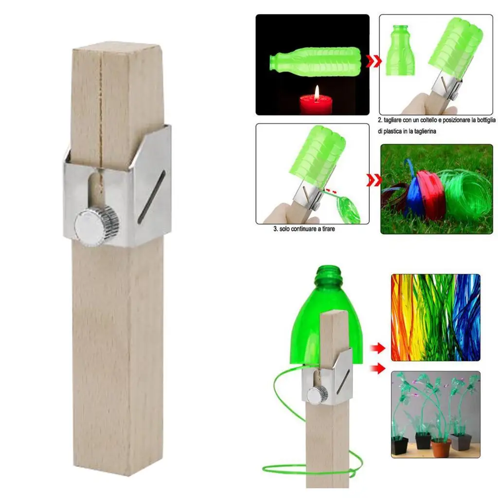 เครื่องตัดพลาสติกกลางแจ้งสร้างสรรค์สีเขียว DIY มือแถบเครื่องมือสําหรับตกแต่งบ้านและสวน