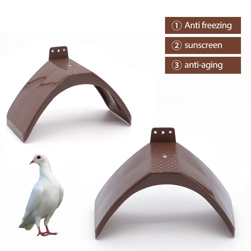 10/15/20 pcs Pigeon V Rest Stand Perches Roost Plastic Durable brown Frame Dwelling Birds Roost Parrots Perches Bird Supplies