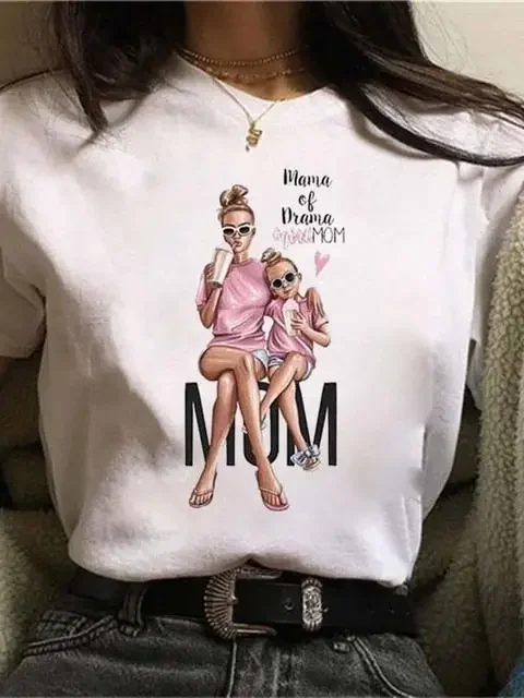 Maycaur Hot Sales Printed Female Tshirt Women Fashion Graphic Printed T-Shirt Harajuku Korean Style Short Sleeves Clothes Female