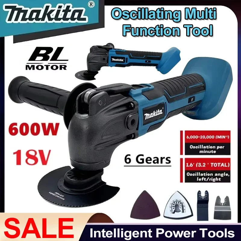 

Makita Brushless Quick Release Oscillating Tool Multi Functional Tool Renovator Electric Trimmer Compatible For 18V Battery