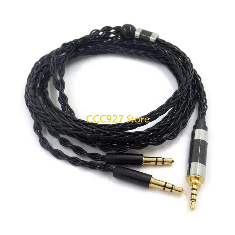 B03F Earphone Cable Stereo Aux Cord Line for Hifiman Sundara/Ananda/HE100se HE6se