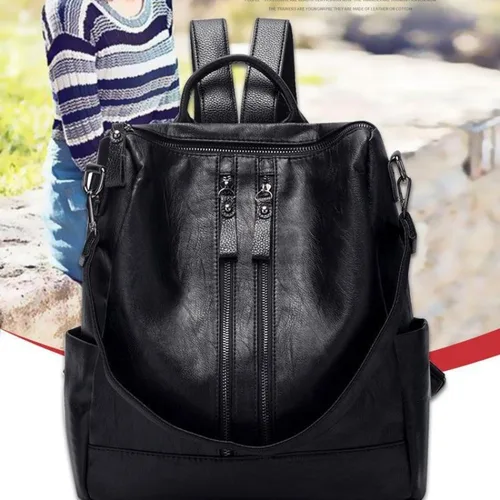 Imagen 2 del producto Mochila 2025 Otoño e Invierno nuevo estilo coreano moda Casual bolso de cuero suave multifuncional nuevo bolso de mujer
