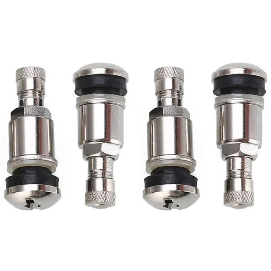 4pc Tyre Valve Bolt In Stem Tubeless Valve Stem Cap Fit For Bbs Alloys Wheels