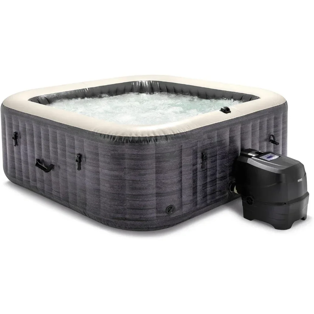 

Energy Efficient Spa Cover and Wireless Control Panel – Spa Control App – Built-in Inflation System – 6 Person Capacity