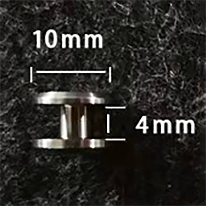T4 titanium alloy belt buckle screw silver/blue decorative rivet