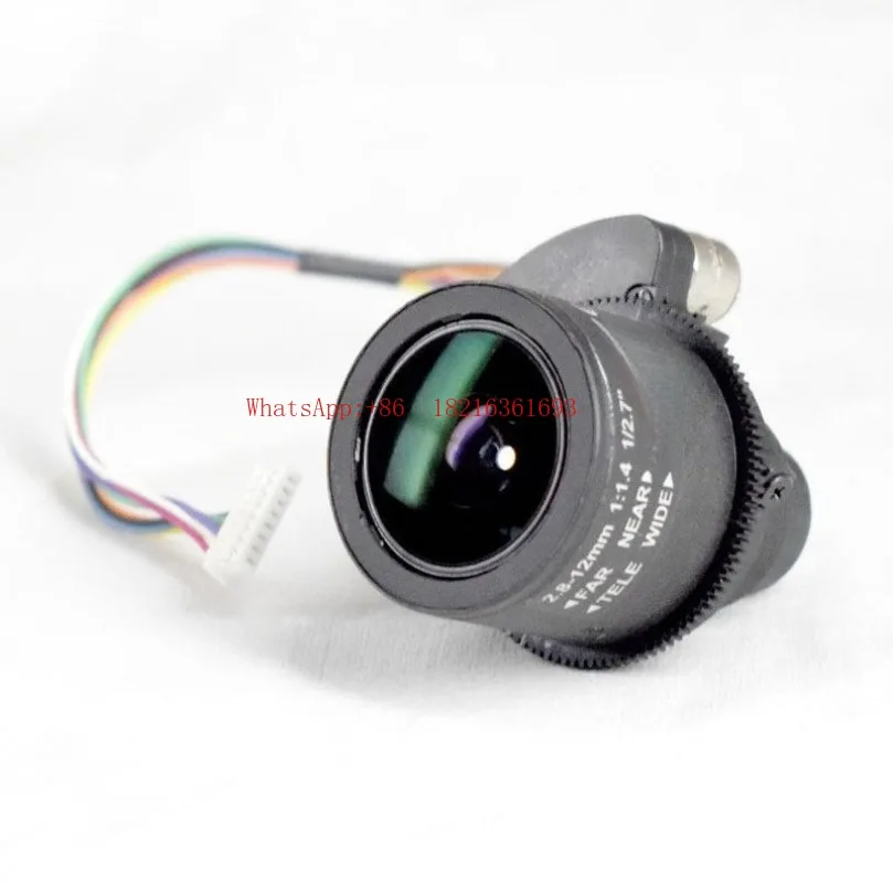 Electric zoom lens for 2 million IR infrared camera 2.8-12 mm in stock
