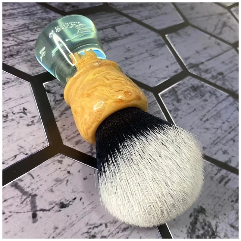 Cavern Lake Tuxedo Knot Shaving Brush 2026 Yaqi Men Wet Shaving Brush Yaqi Collectibles Birthday Gift For Boyfriend