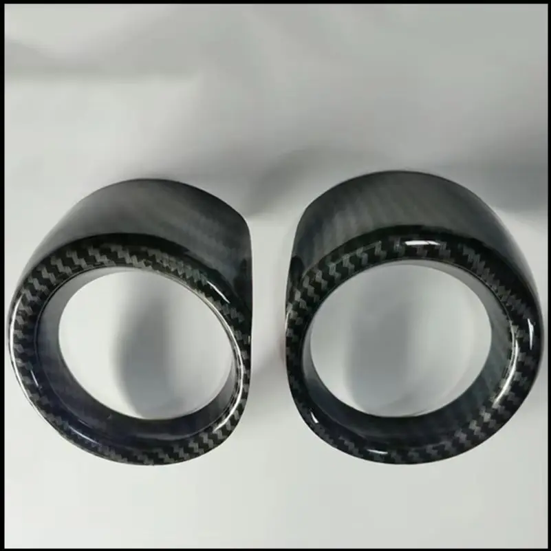 

For Subaru XV 2012-2015 Carbon Pattern Fog Light Cover Trim Decorative Frame Sticker Auto Parts Accessories