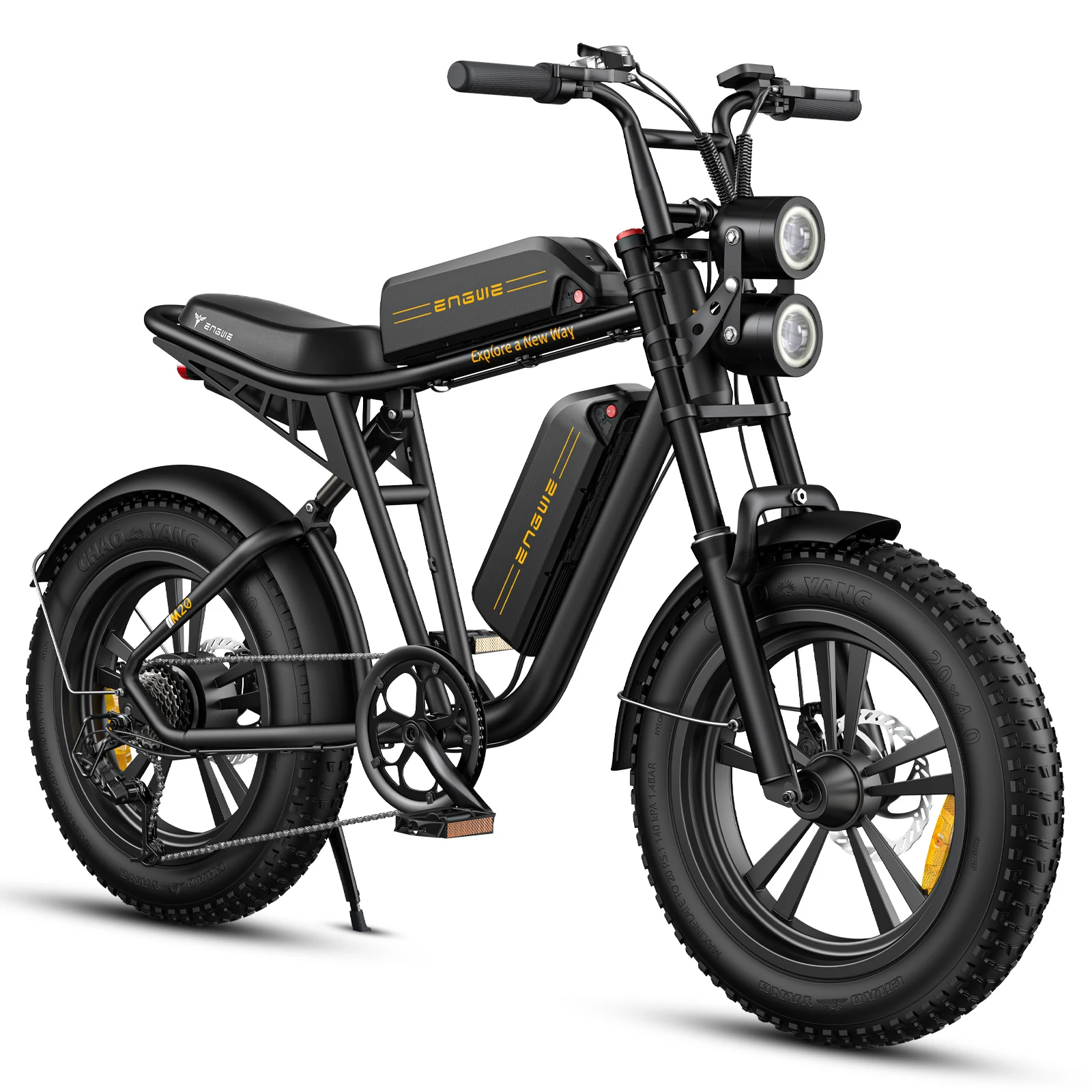 ENGWE 750W Electric Bike, Dual 48V 13Ah Batteries , 28MPH Speed, 150 KM Max Range, Shimano 7 Gears, Ideal for All Terrains